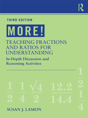 cover image of MORE! Teaching Fractions and Ratios for Understanding